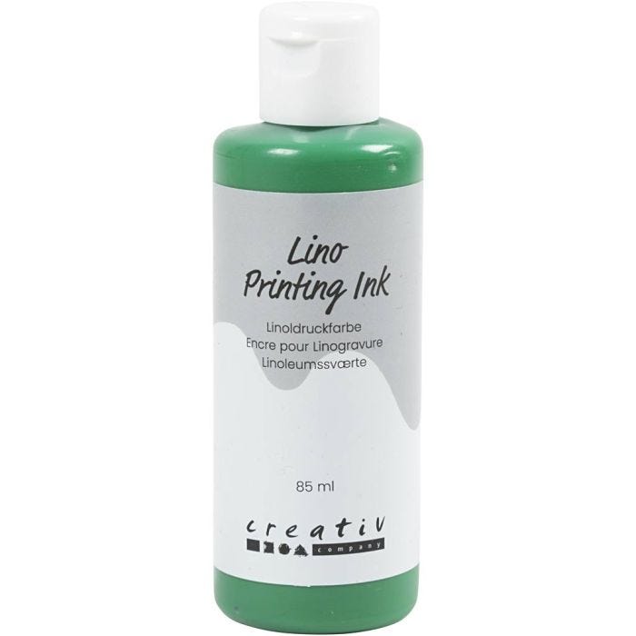 Linoleumssværte, grøn, 85 ml/ 1 fl.