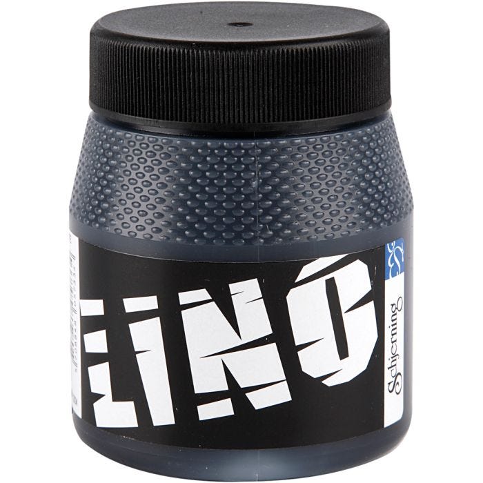 Linoleumssværte, sort, 250 ml/ 1 ds.