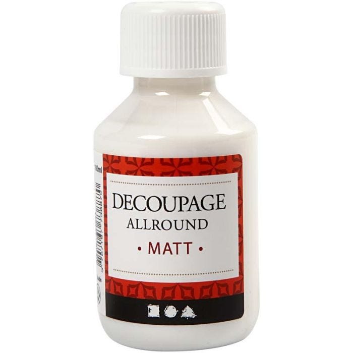 Decoupagelak, mat, 100 ml/ 1 fl.