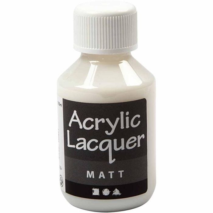 Akryllak, mat, 100 ml/ 1 fl.