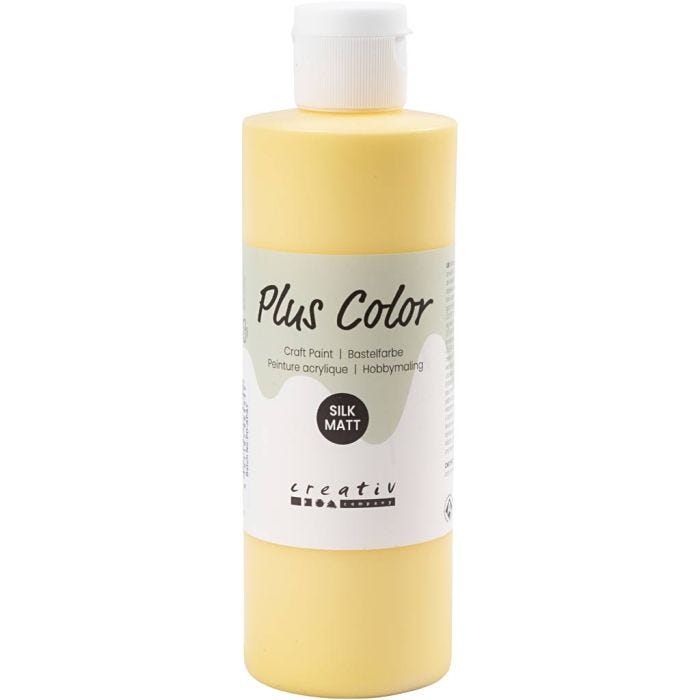 Plus Color Hobbymaling, crocus yellow, 250 ml/ 1 fl.
