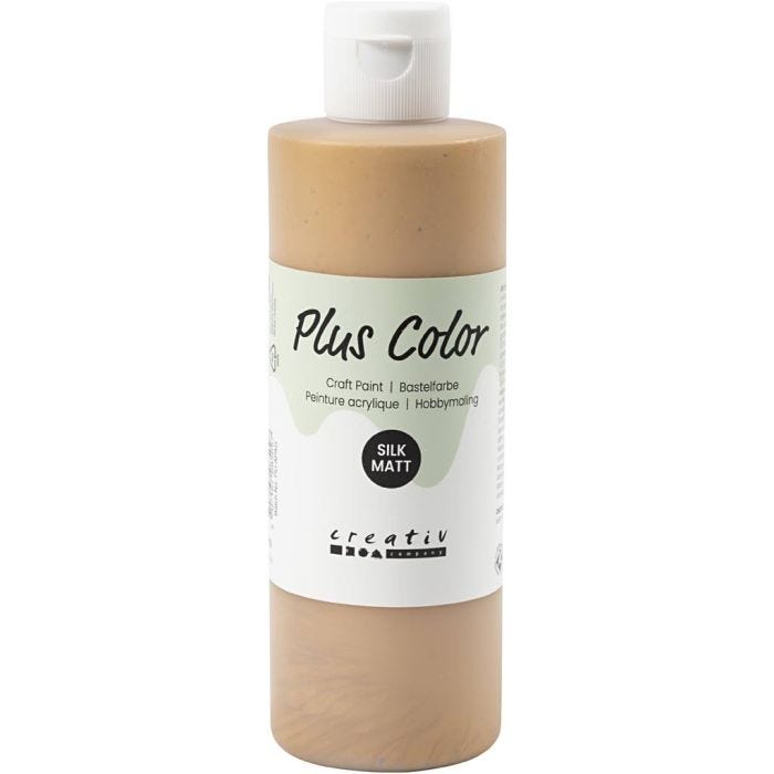 Plus Color Hobbymaling, guld, 250 ml/ 1 fl.