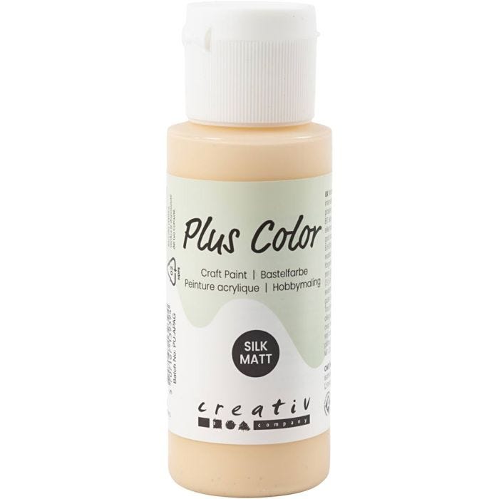 Plus Color Hobbymaling, lys pudder, 60 ml/ 1 fl.