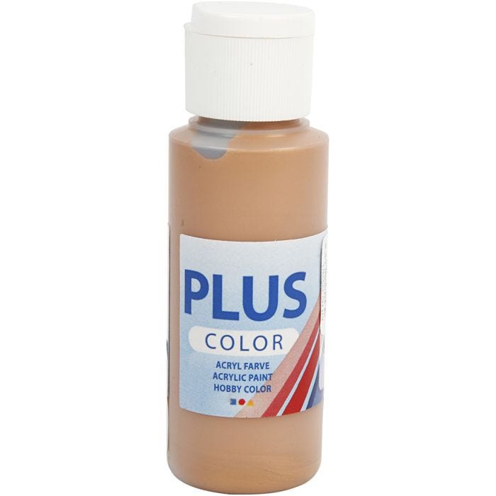 Plus Color Hobbymaling, bronze, 60 ml/ 1 fl.
