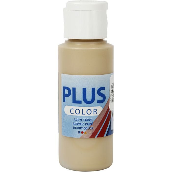 Plus Color Hobbymaling, dark beige, 60 ml/ 1 fl.
