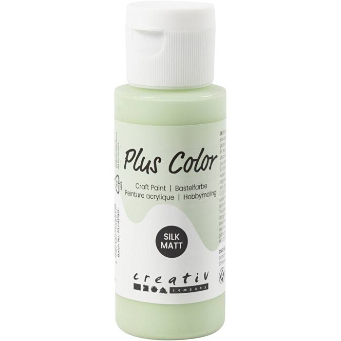 Plus Color Hobbymaling, vår grøn, 60 ml/ 1 fl.