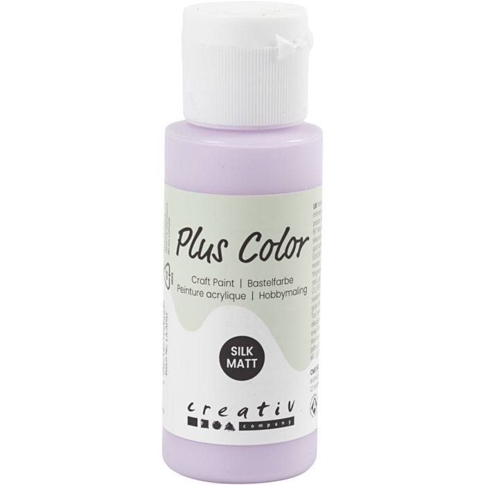 Plus Color Hobbymaling, pale lilac, 60 ml/ 1 fl.