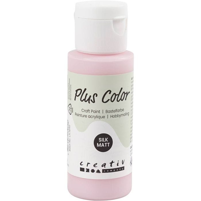 Plus Color Hobbymaling, soft pink, 60 ml/ 1 fl.