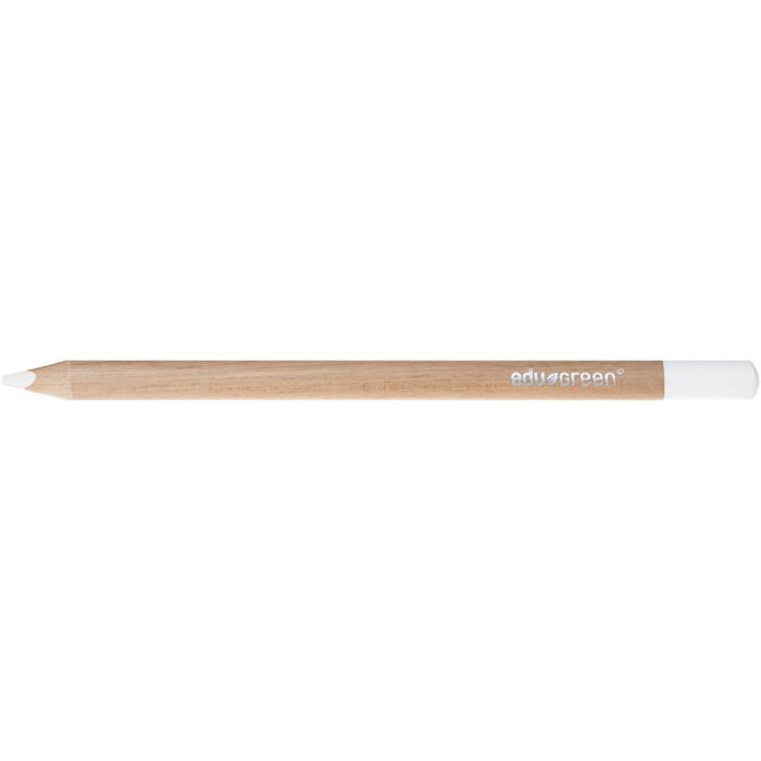 Edugreen Kraftige Farveblyanter, mine 5 mm, hvid, 10 stk./ 1 pk.