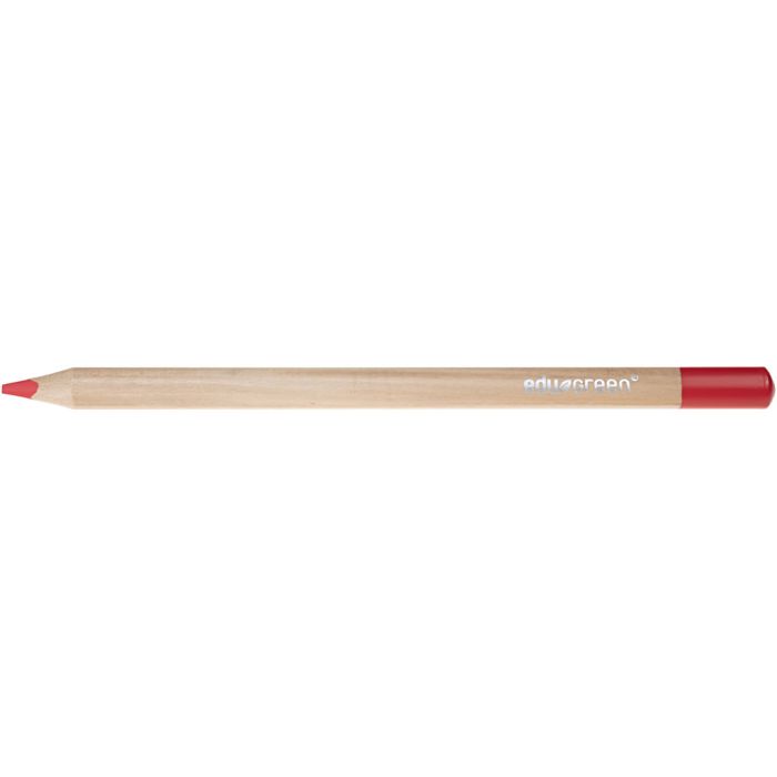 Edugreen Kraftige Farveblyanter, mine 5 mm, rød, 10 stk./ 1 pk.