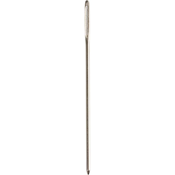 Broderinål, Øjemål 9 mm, nr. 18, L: 50 mm, uden spids, 25 stk./ 1 pk.