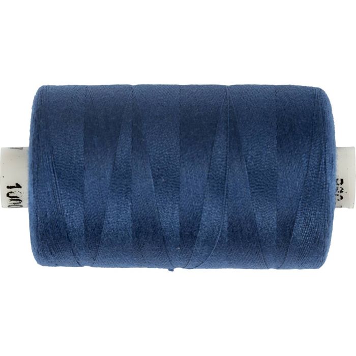 Sytråd, polyester, blå, 1000 m/ 1 rl.