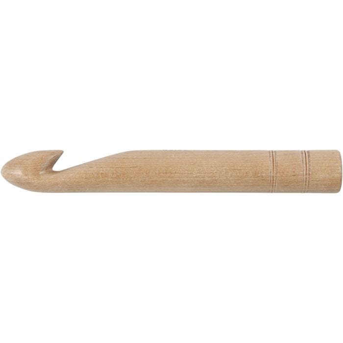 Hæklenål, nr. 30, L: 23 cm, str. 30 mm, 1 stk.