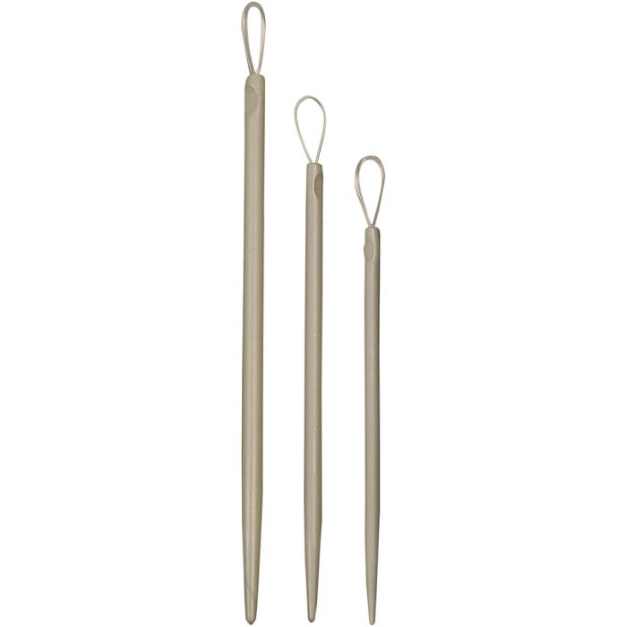 Strikkenål, L: 6+7+8,5 cm, 3 stk./ 1 pk.