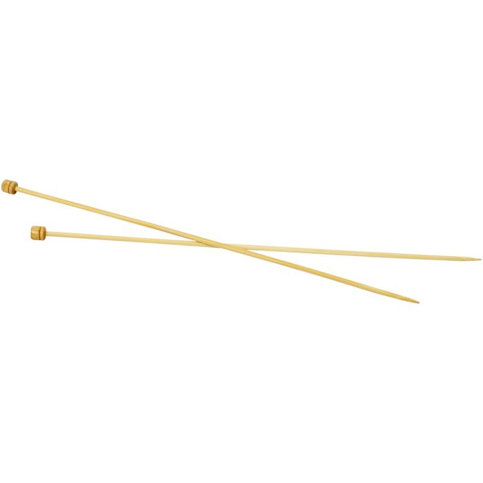 Strikkepinde, 35 cm, 4 mm, 1 par