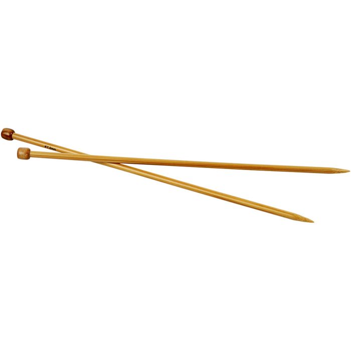 Strikkepinde, 35 cm, 7 mm, 1 par