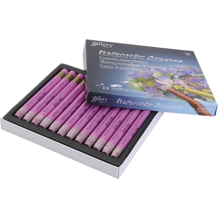 Gallery Akvarel, pink, 12 stk./ 1 pk.