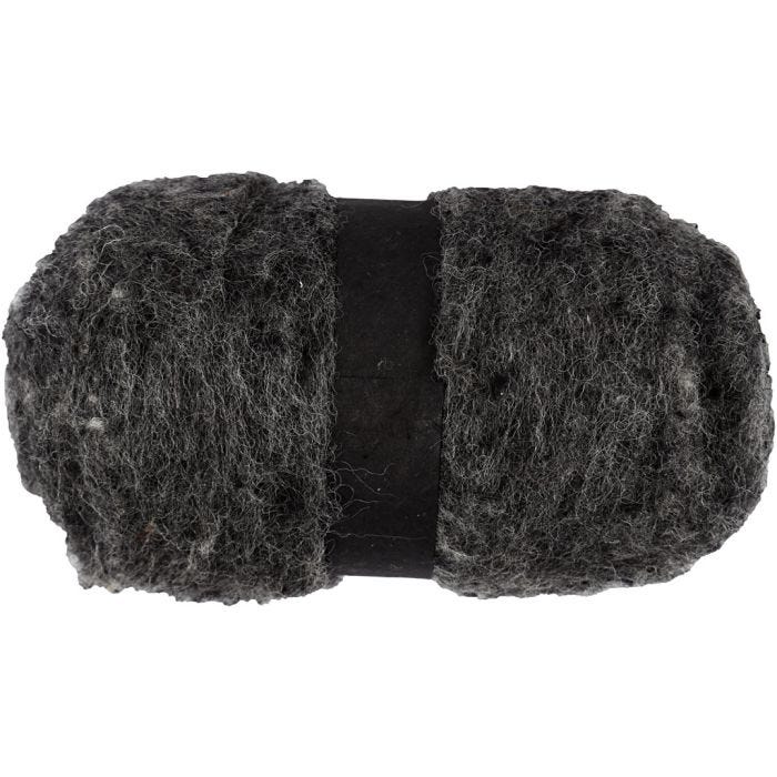 Kartet Uld, naturgrå, 100 g/ 1 bdt.