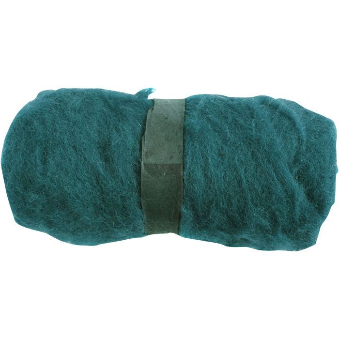Kartet Uld, grøn, 100 g/ 1 bdt.