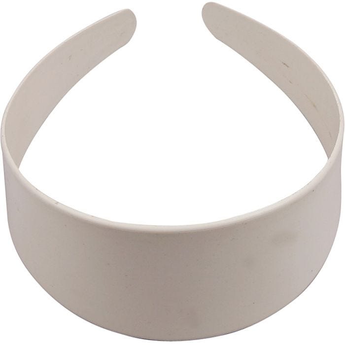 Hårbøjle, B: 40 mm, hvid, 20 stk./ 1 pk.
