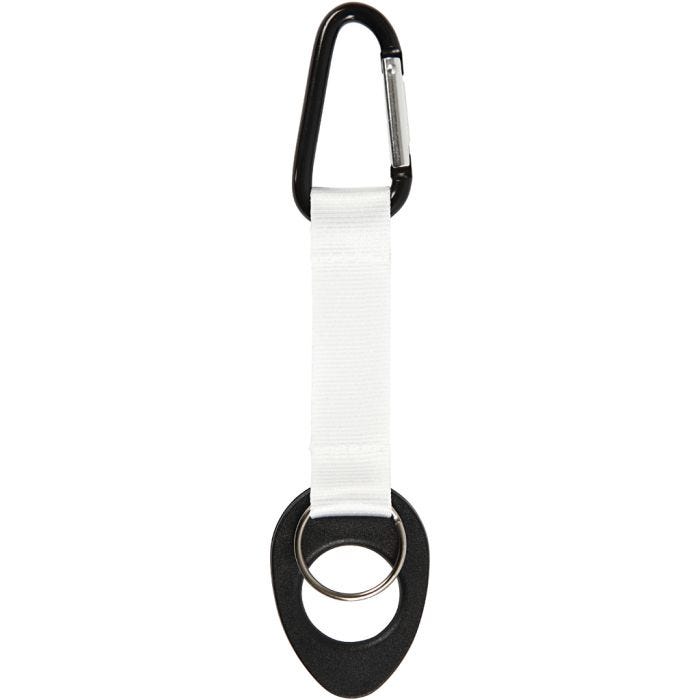 Flaskeholder, hvid, 1 stk.