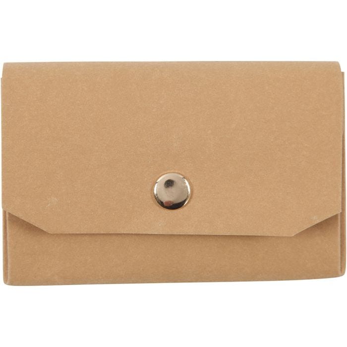 Pung, H: 8 cm, L: 11 cm, 350 g, lys brun, 1 stk.