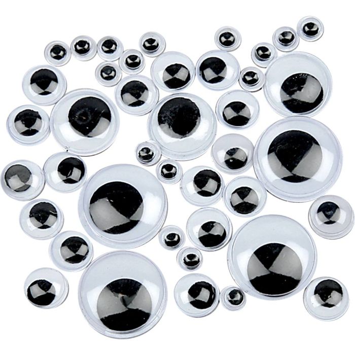 Rulleøjne, uden klæb, diam. 6-20 mm, 1000 ass./ 1 pk.