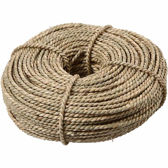 Søgræssnor, tykkelse 2,8-3 mm, beige, 500 g/ 1 bdt.