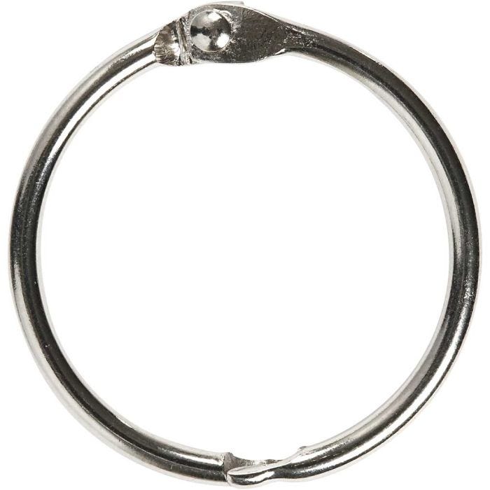 Bogring, diam. 32 mm, tykkelse 2,7 mm, 8 stk./ 1 pk.