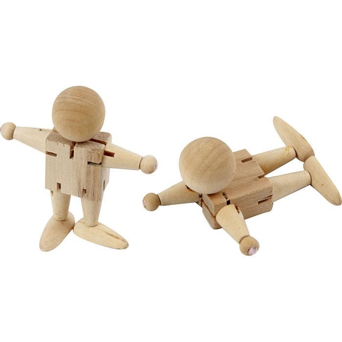 Elastikfigur, H: 8 cm, 5 stk./ 1 pk.
