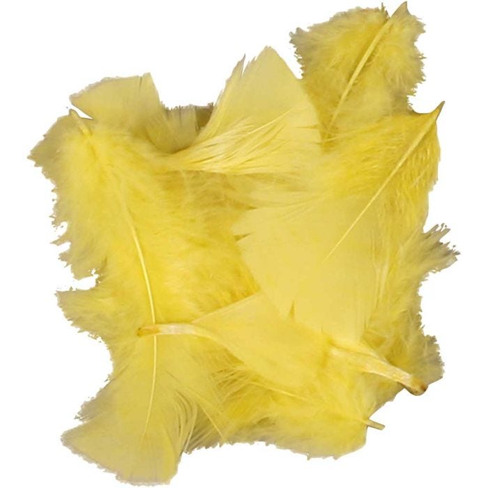 Dun, 7-8 cm, gul, 50g/ 1 pk.