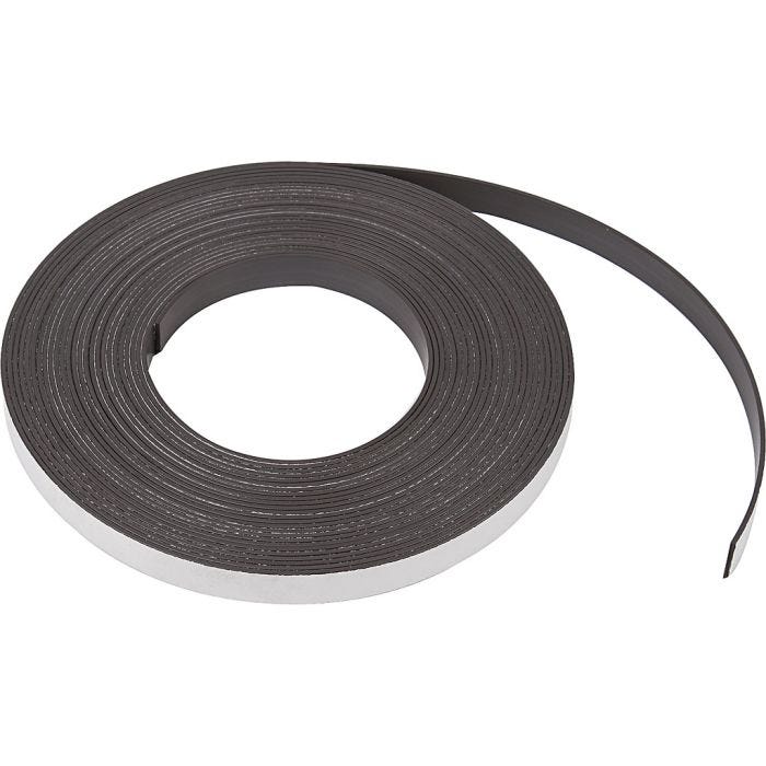 Magnetbånd, B: 12,5 mm, tykkelse 1,5 mm, 10 m/ 1 pk.