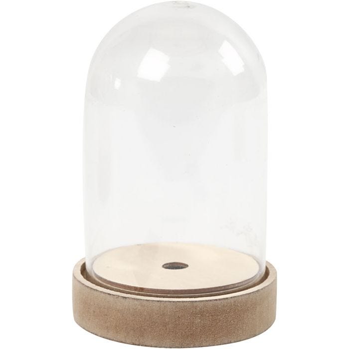 Klokke på træfod, 12,5 cm, 8 cm, 1 pk.