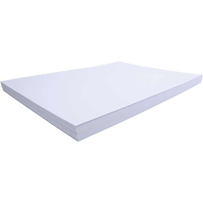 Karton, ark 50x70 cm, 270 g, hvid, 100 ark/ 1 pk.