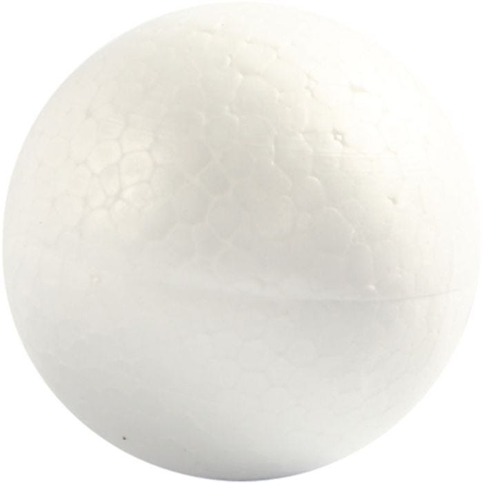 Kugle, diam. 5 cm, hvid, 5 stk./ 1 pk.