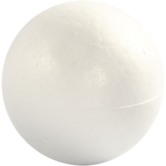 Kugle, diam. 7 cm, hvid, 5stk./ 1 pk.