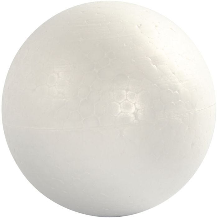 Kugle, diam. 12 cm, hvid, 5stk./ 1 pk.