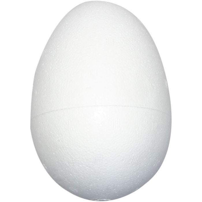 Æg, H: 12 cm, hvid, 25stk./ 1 pk.