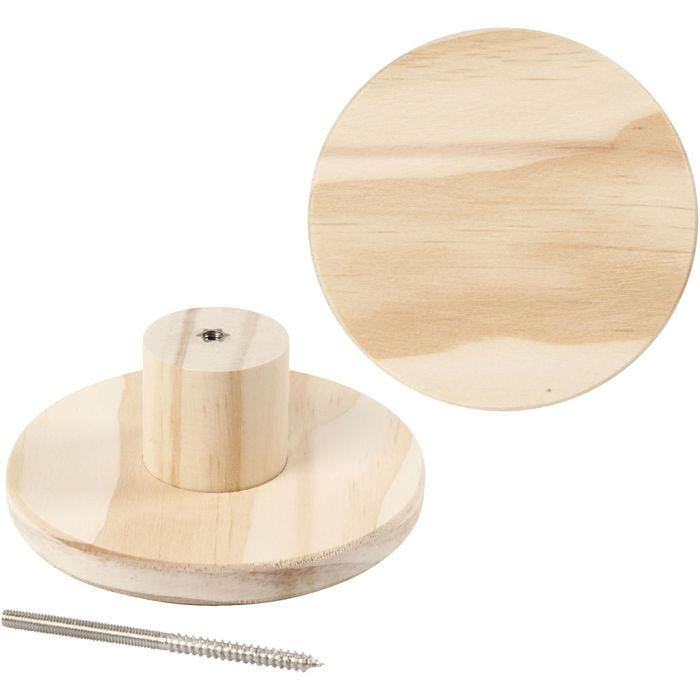 Træknage, rund, 4,5 cm, 11 cm, 1 stk.