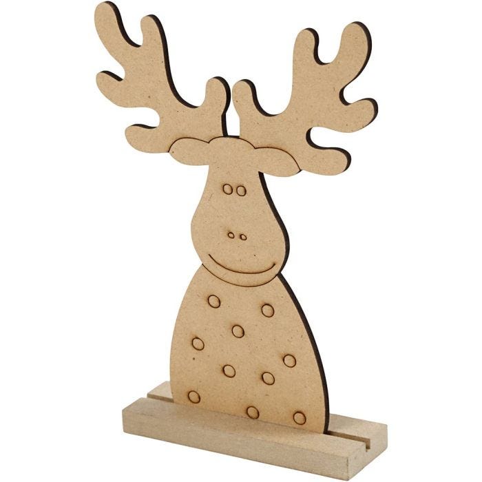 Julefigur, Rensdyr, 15 cm, 3 cm, 11 cm, 3 mm, 1 stk.