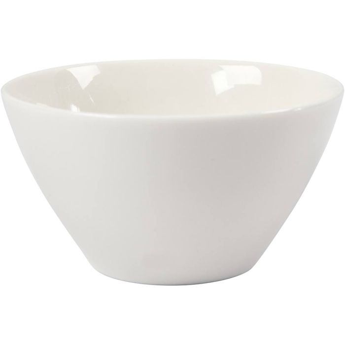 Ymerskål, H: 7 cm, diam. 12,5 cm, hvid, 20 stk./ 1 pk.