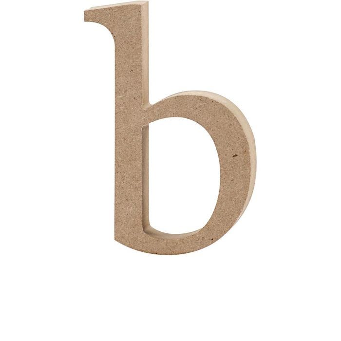 Bogstav, b, 13 cm, 2 cm, 1 stk.
