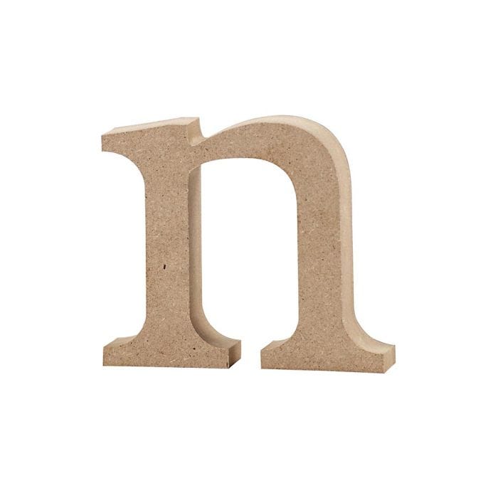 Bogstav, n, 8 cm, 2 cm, 1 stk.