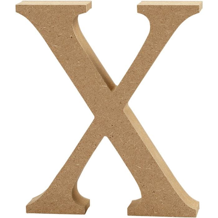Bogstav, X, 13 cm, 2 cm, 1 stk.