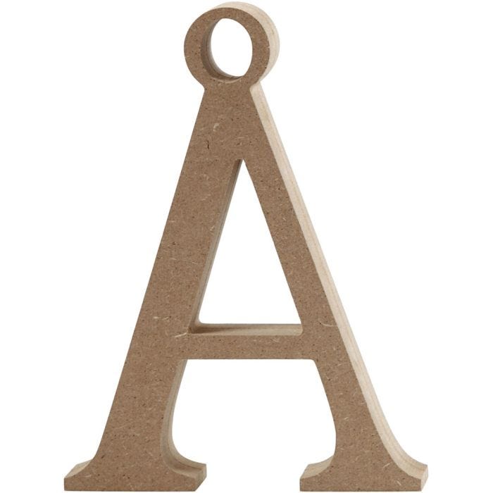 Bogstav, Å, 15,5 cm, 2 cm, 1 stk.