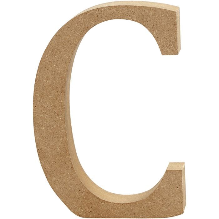Bogstav, C, 8 cm, 1,5 cm, 1 stk.