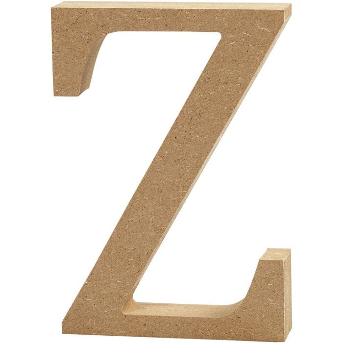 Bogstav, Z, 8 cm, 1,5 cm, 1 stk.