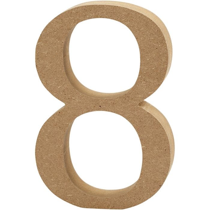 Tal, 8, 8 cm, 1,5 cm, 1 stk.