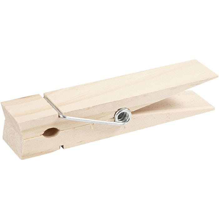 Huskeklemme, 15 cm, 3,5 cm, 1 stk.