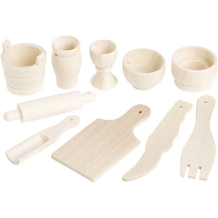 Køkkenredskaber, L: 40-60 mm, 10 stk./ 1 pk.